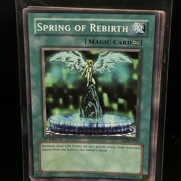 Spring of Rebirth - LOD-076 - Common - 1st Edition Legacy of Darkness Yu-Gi-Oh! - Picture 1 of 1